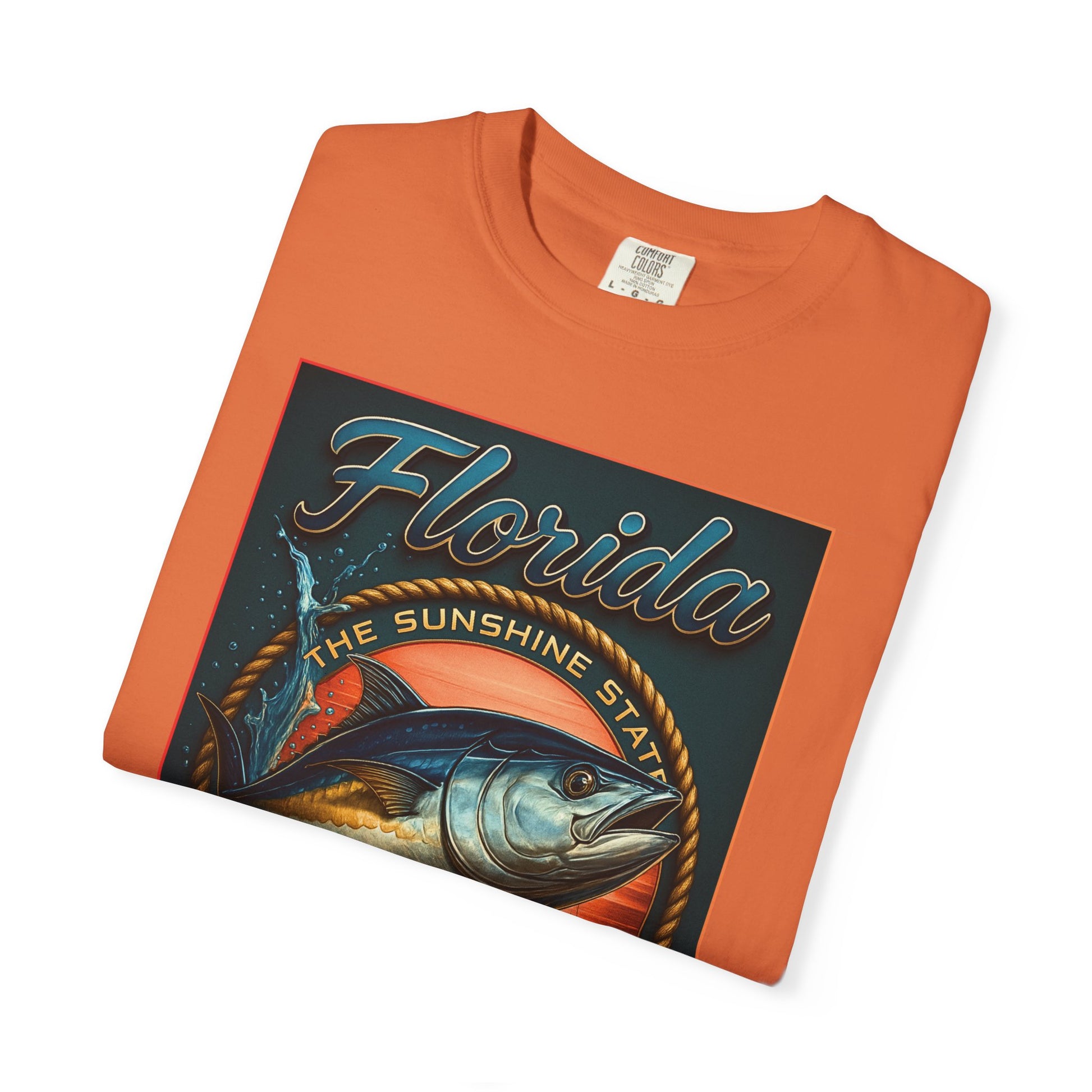 Florida Tuna Vintage Surf Tee, Dominion Waters Edition, Unisex Shirt for Surfers and Kingdom-minded Adventurers, Genesis 1:28 Graphic Tee,