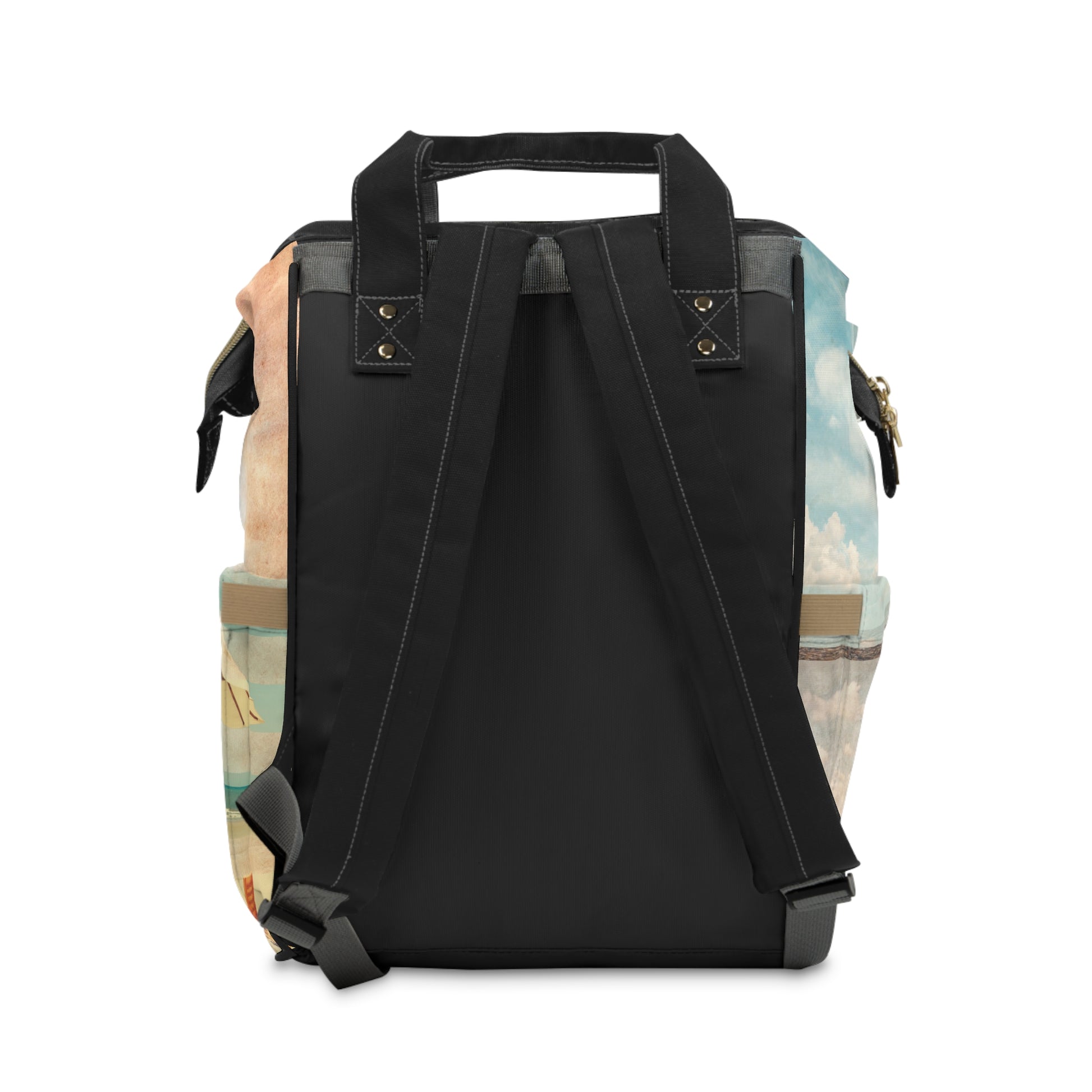 Dual Function Backpack – Christian Surf Wear | Diaper Bag + Laptop Travel Bag | Stylish Utility for Parents, Students, Nomads B