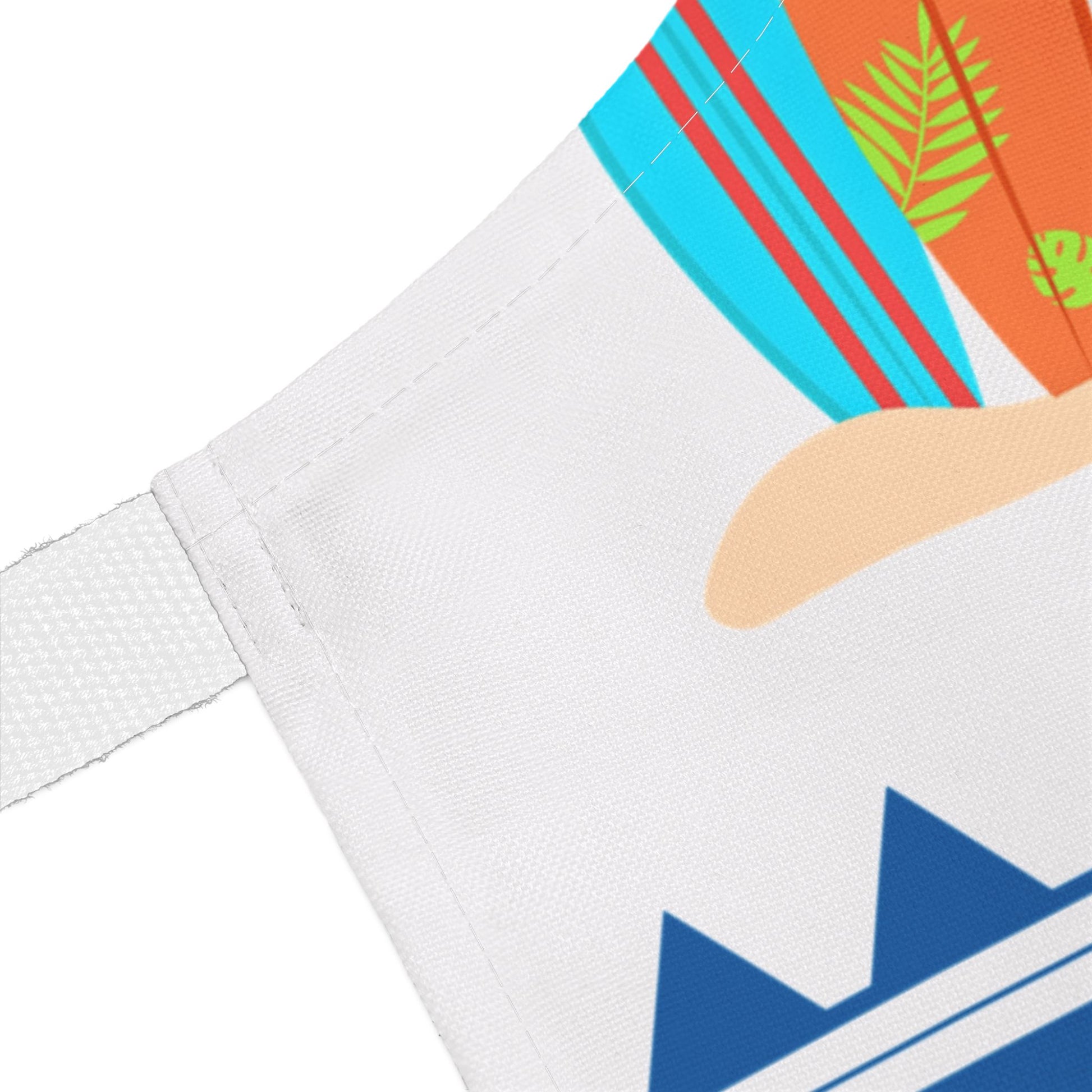 Christian Surf Wear Fun Colorful Beach-Themed Apron,Straps  come in different Colors get them all Fun Cooking Apron, Summer BBQ Gift, Unique Kitchen Accessory, Great for Grilling or Baking