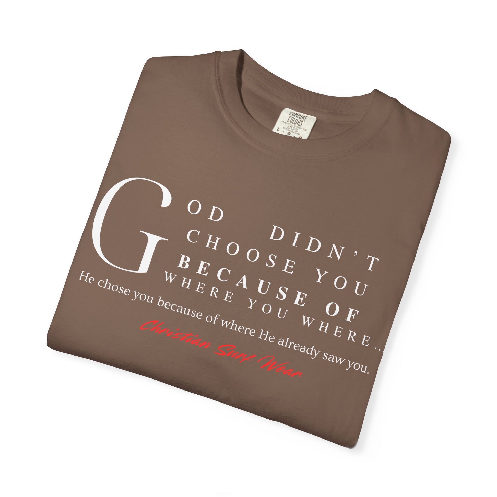 “Already Chosen” | Prophetic Surf Tee by Christian Surf Wear