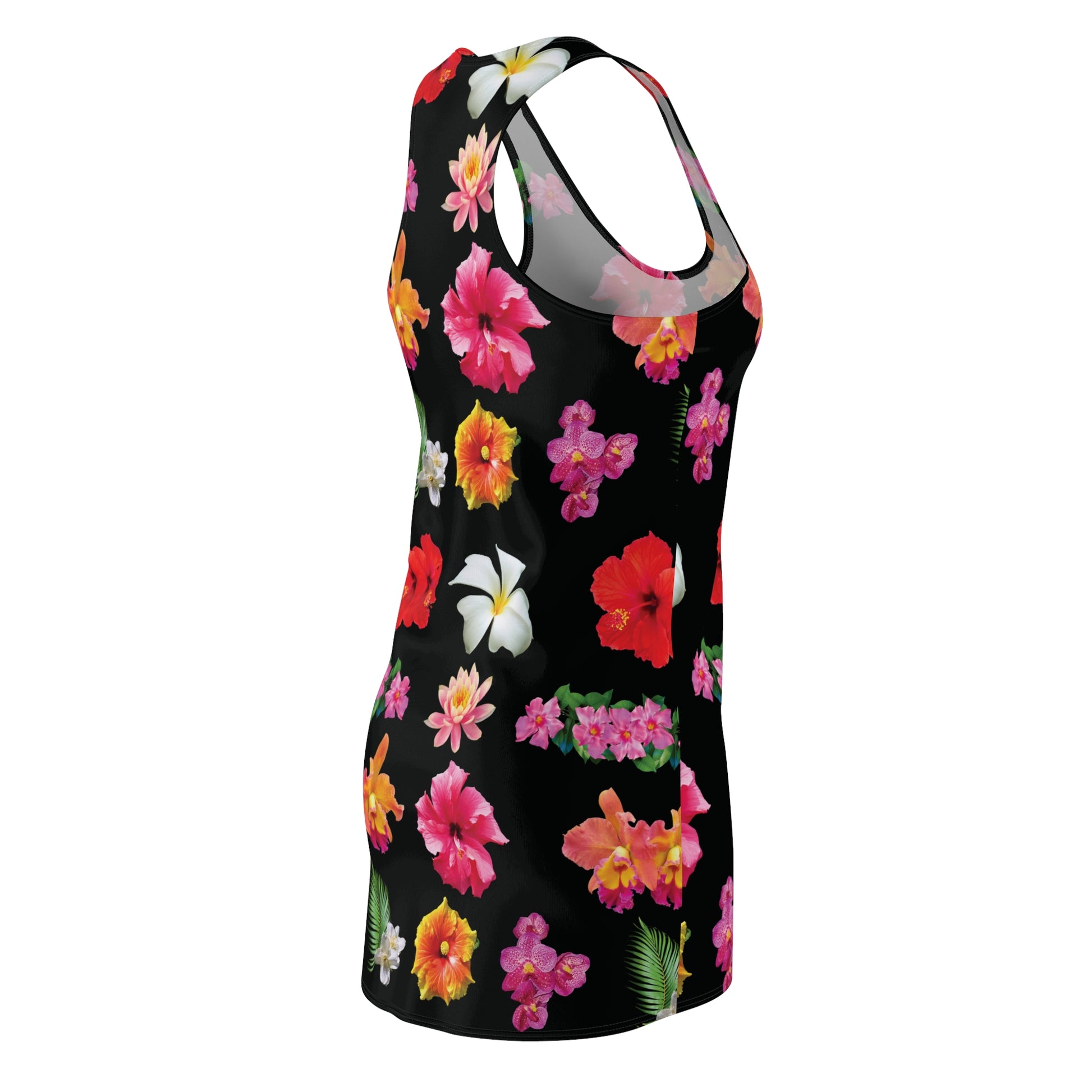 Christian Surf Wear Floral Racerback Cover Up  Dress for Summer Style | Women's Sleeveless Dress, Beachwear, Vacation Outfit, Party Dress, Casual Summer Style