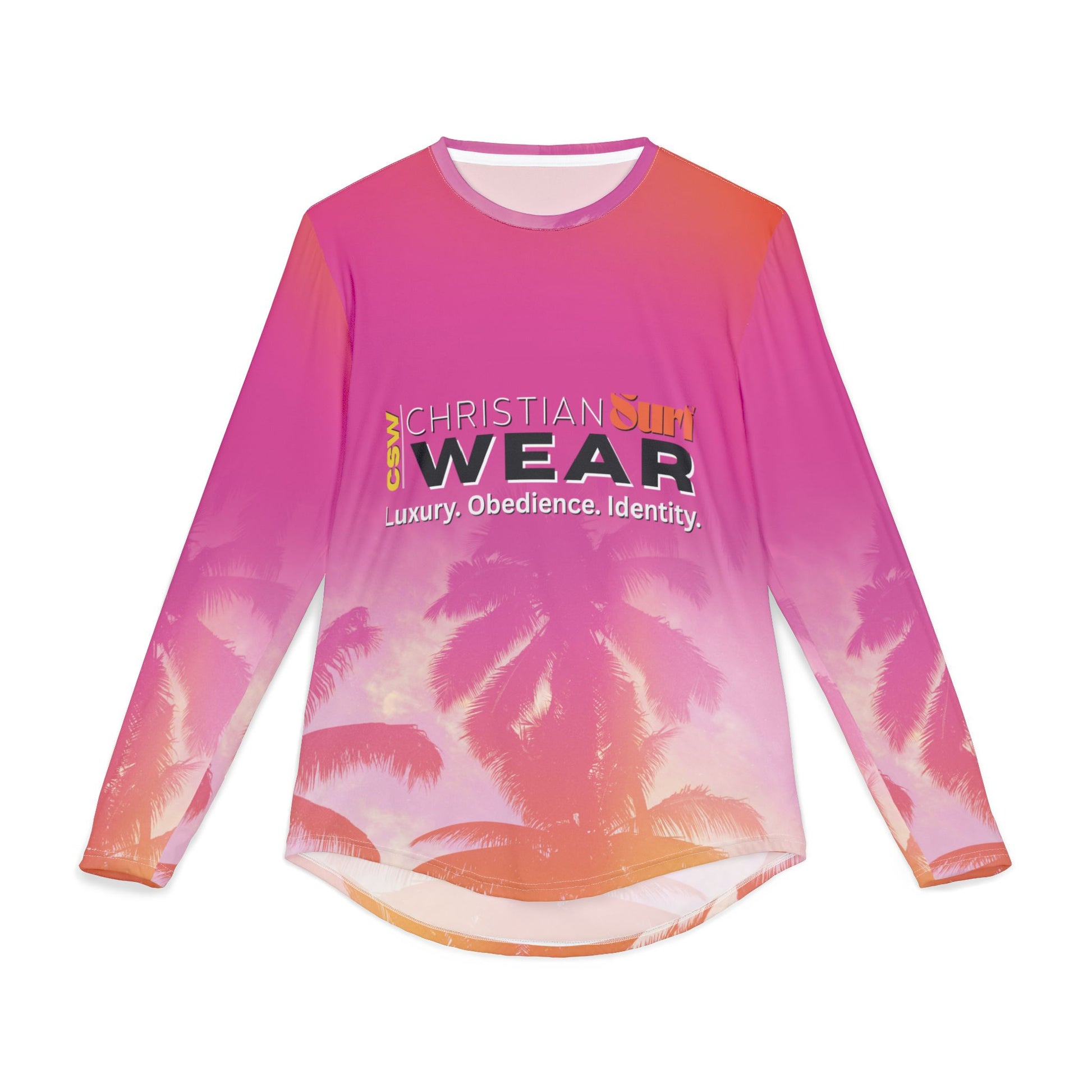 Christian Surf Wear Men's UV Protection Surf Long Sleeve Shirt