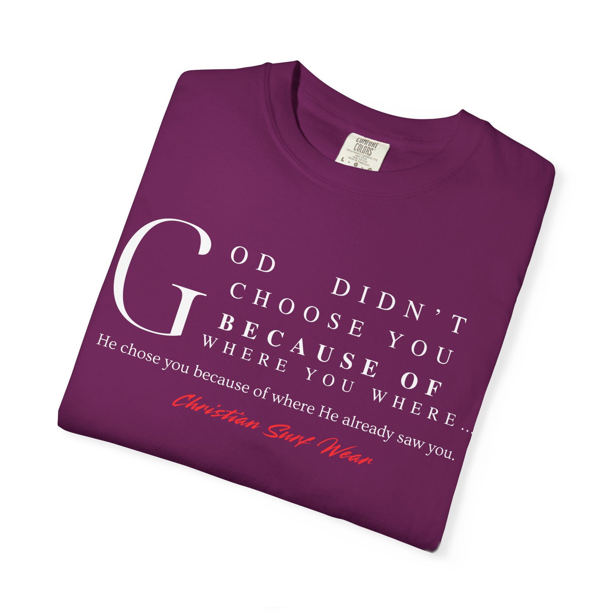 “Already Chosen” | Prophetic Surf Tee by Christian Surf Wear