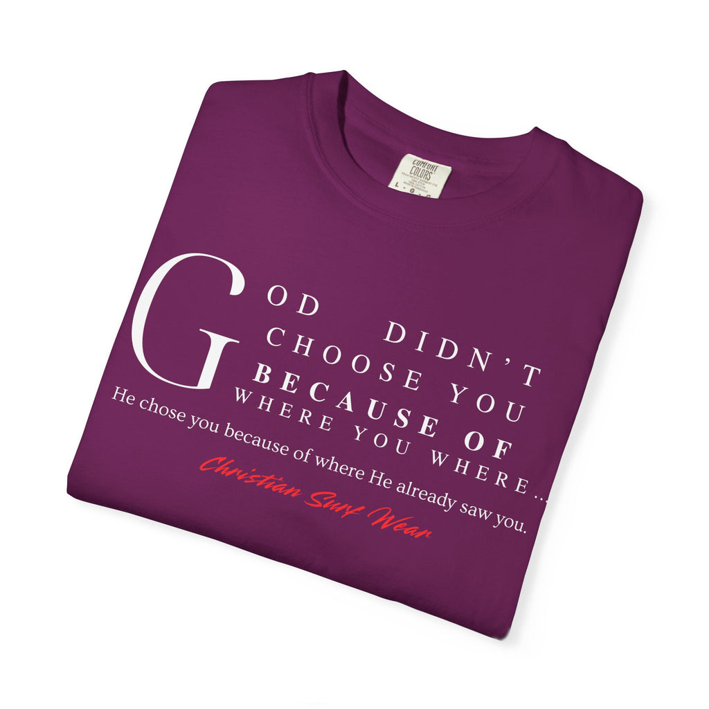“Already Chosen” | Prophetic Surf Tee by Christian Surf Wear