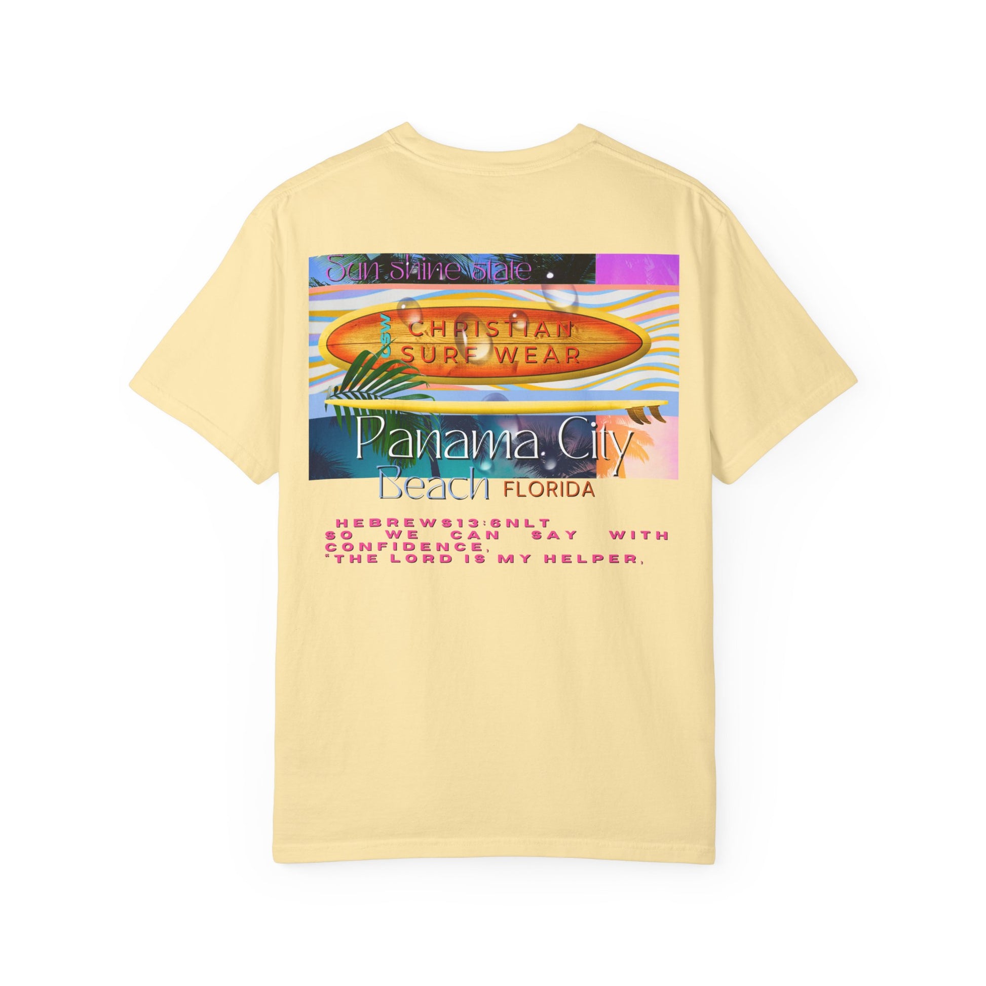 Protected Lamb Vintage Beach Vibe Unisex T-shirt - Christian Surf Wear Panama City Beach Design