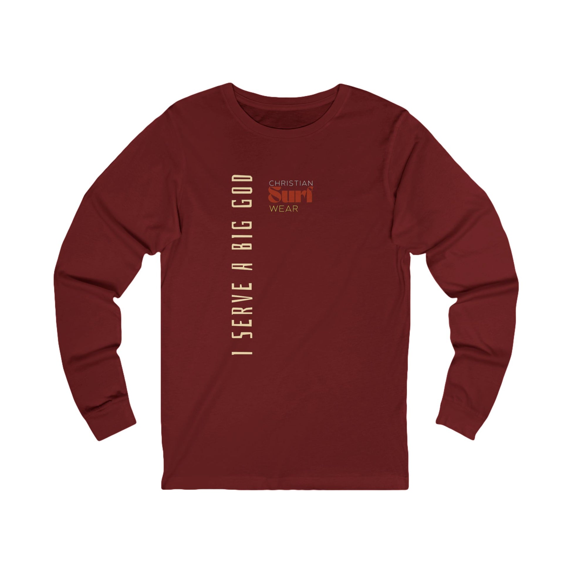 Inspirational Long Sleeve Tee for Faith Lovers, Unisex Jersey Tee, Cozy Casual Wear, Perfect Gift for Holidays, Everyday Comfort