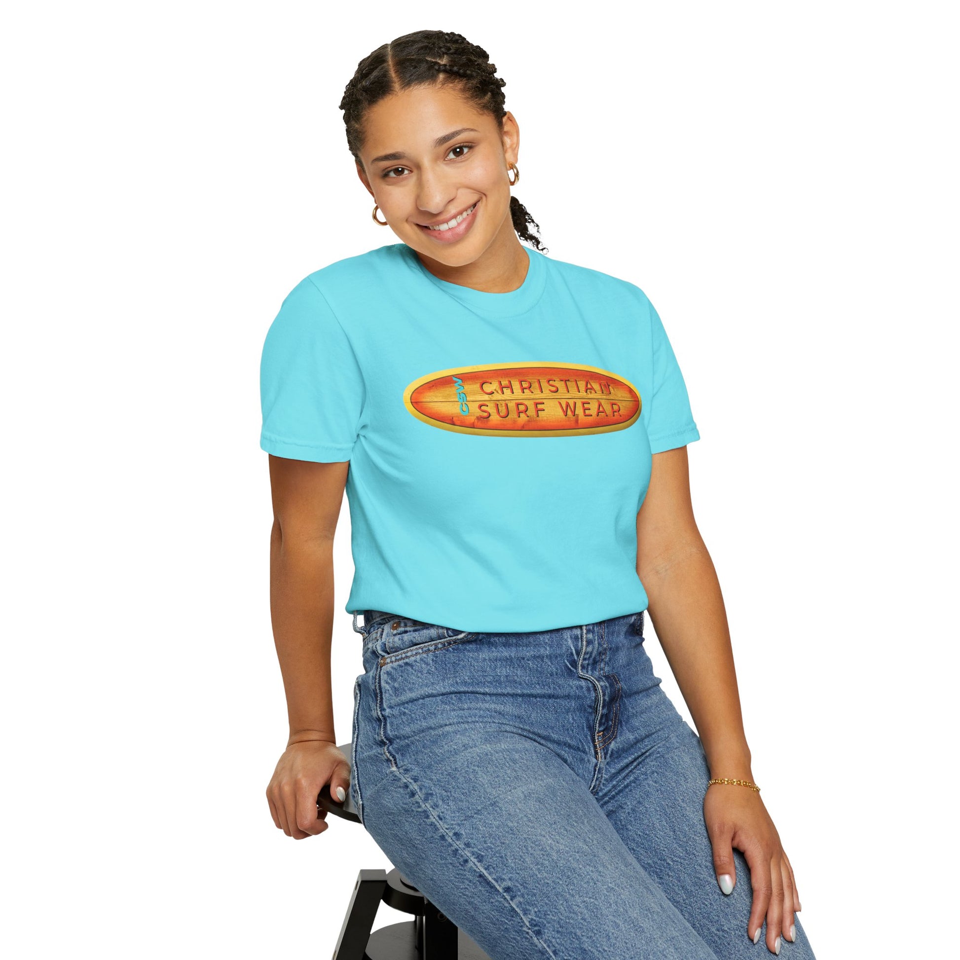 Protected Lamb Vintage Beach Vibe Unisex T-shirt - Christian Surf Wear Panama City Beach Design