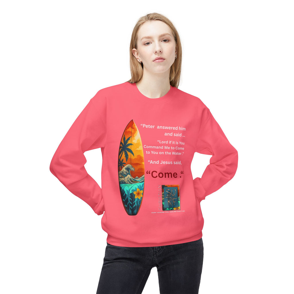 Christian Surf Wear Sweatshirt | Move by Faith Street Edition