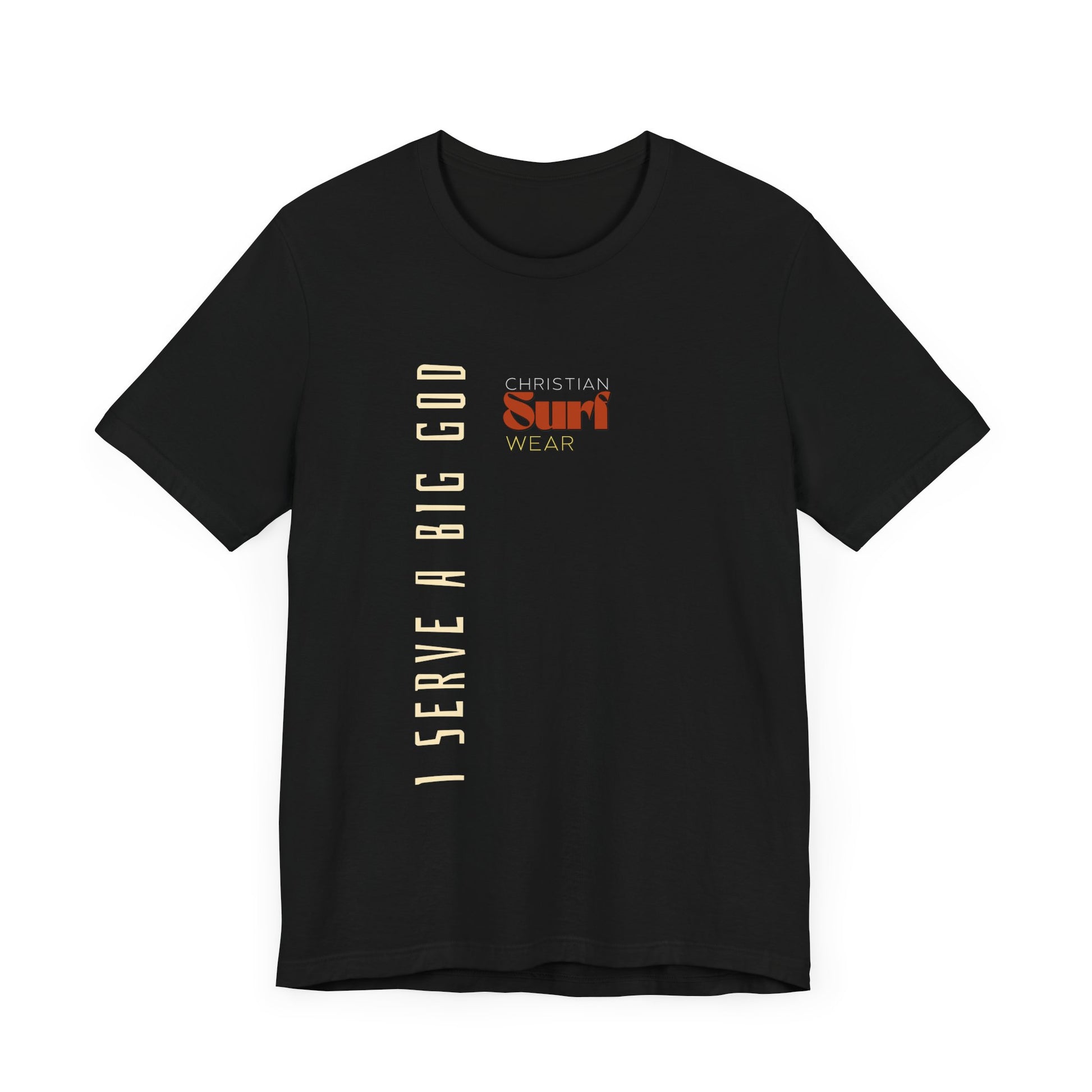 I Serve a Big God Unisex Jersey Tee, Inspirational Faith Shirt, Christian Gift, Casual Wear, Religious Apparel