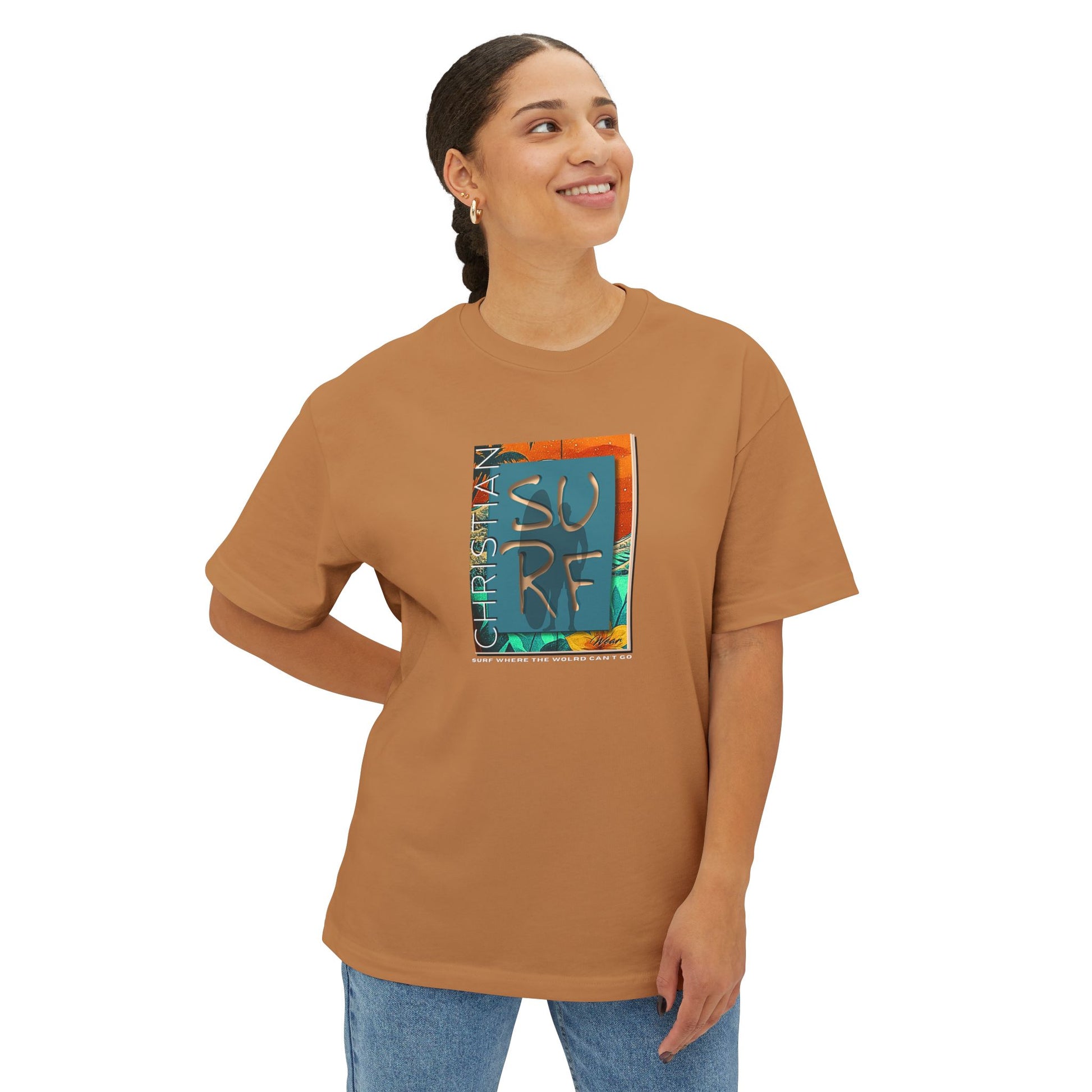 Beach Vibe Oversized Tee, Unisex Summer Shirt, Surfing Tee, Relaxed Fit T-Shirt, Casual Beachwear, Fun Graphic Tee