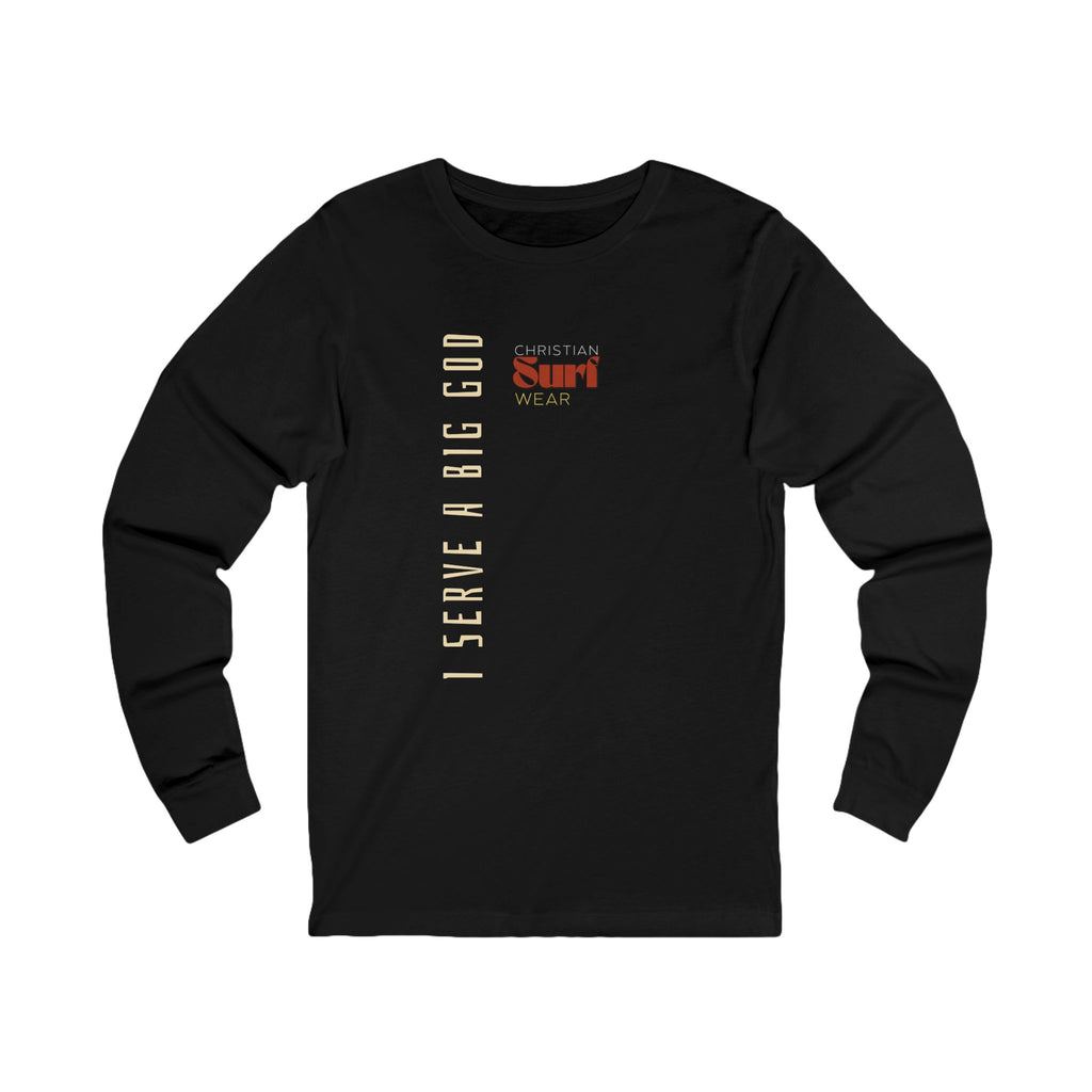 Inspirational Long Sleeve Tee for Faith Lovers, Unisex Jersey Tee, Cozy Casual Wear, Perfect Gift for Holidays, Everyday Comfort