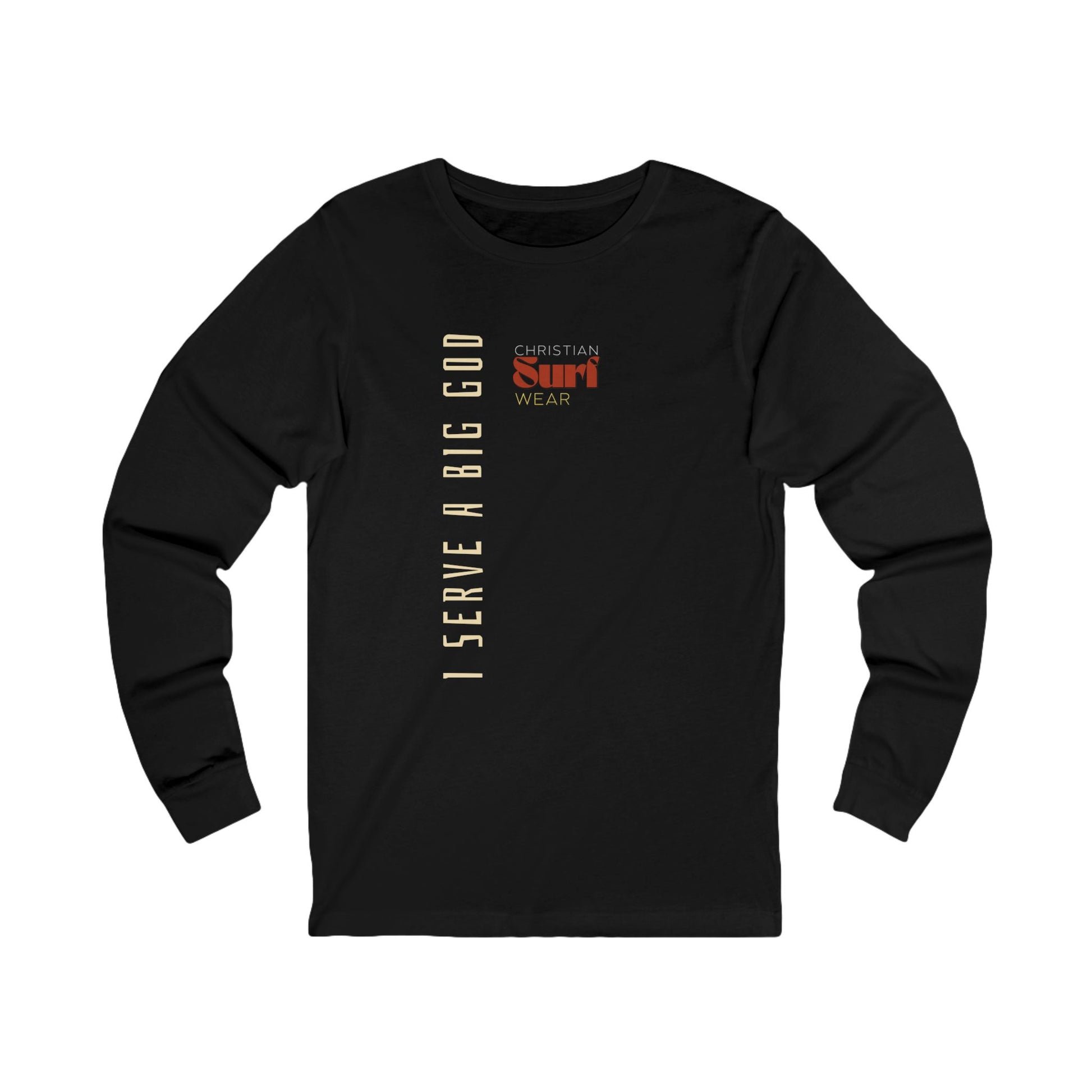 Inspirational Long Sleeve Tee for Faith Lovers, Unisex Jersey Tee, Cozy Casual Wear, Perfect Gift for Holidays, Everyday Comfort