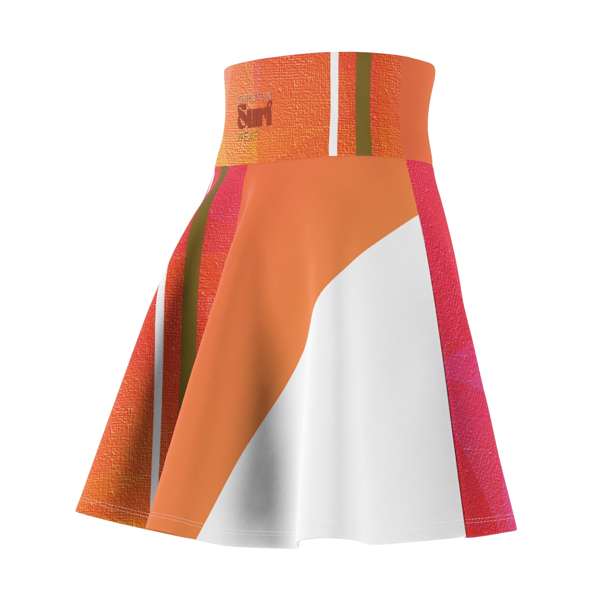 Surf Wear Vibrant Women's Skater Skirt, Colorful AOP Dance Skirt, Festival Wear, Playful Everyday Skirt, Summer Fashion, Gift for Her