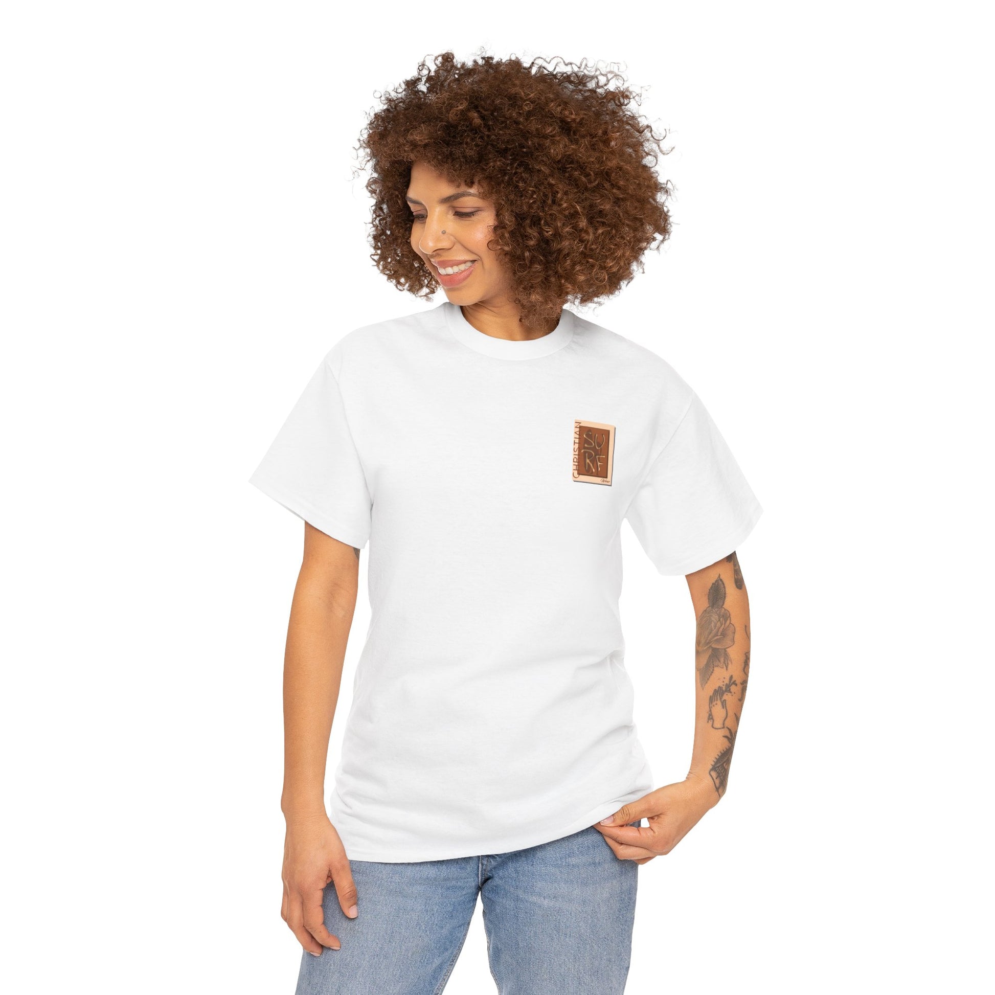 Unisex Heavy Cotton Tee - Casual Comfort, Gift for Him/Her, Everyday Wear, Relaxed Fit, Perfect for Summer